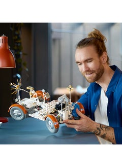 LEGO نموذج مركبة روفر القمر التابعة لناسا أبولو - Lrv، مجموعة نماذج روفر فضاء للبالغين، هدية فضائية قابلة للجمع لمحبي العلوم 42182 (1913 قطعة)  - Image 5
