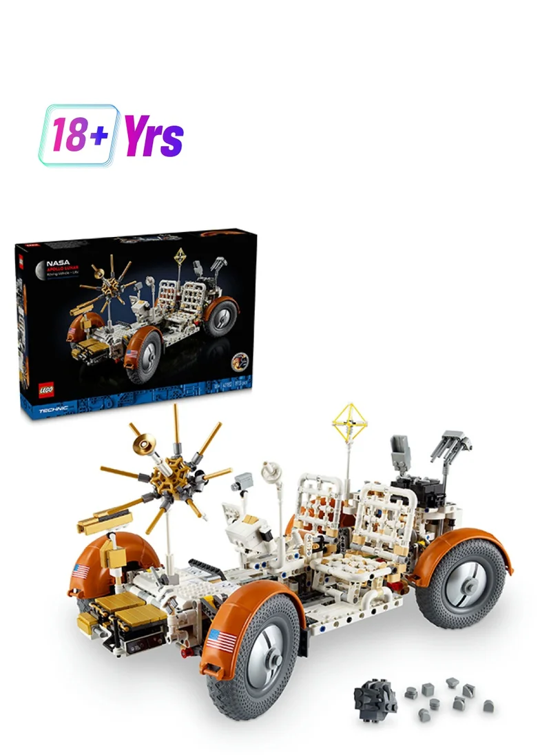 ليغو Technic NASA Apollo Lunar Roving Vehicle – LRV Set, Space Rover Model Kit for Adults to Build, Collectible Gift for Science Fans, Men, Women, Him or Her, 42182