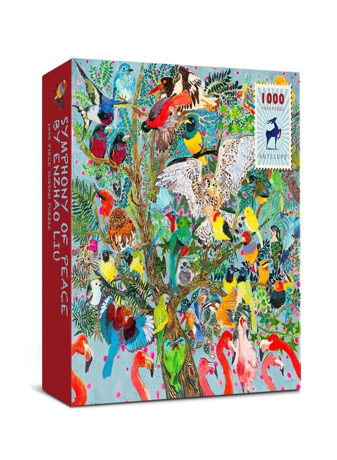 Antelope - 1000 Piece Puzzles for Adults, Symphony of Peace Jigsaw Puzzles 1000 Pieces by Enzhao Liu, 22" x 22", Matte Finish, No Dust Puzzles - Image 2