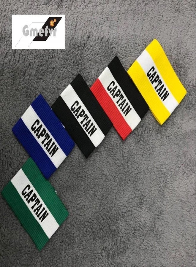Gmefvr Captain Arm Band | Elastic Football/Soccer, Volleyball, Basketball, Cricket Armband | Pack of 1 | Multi-Colour | Senior | Free Size l Sports Band - Image 5