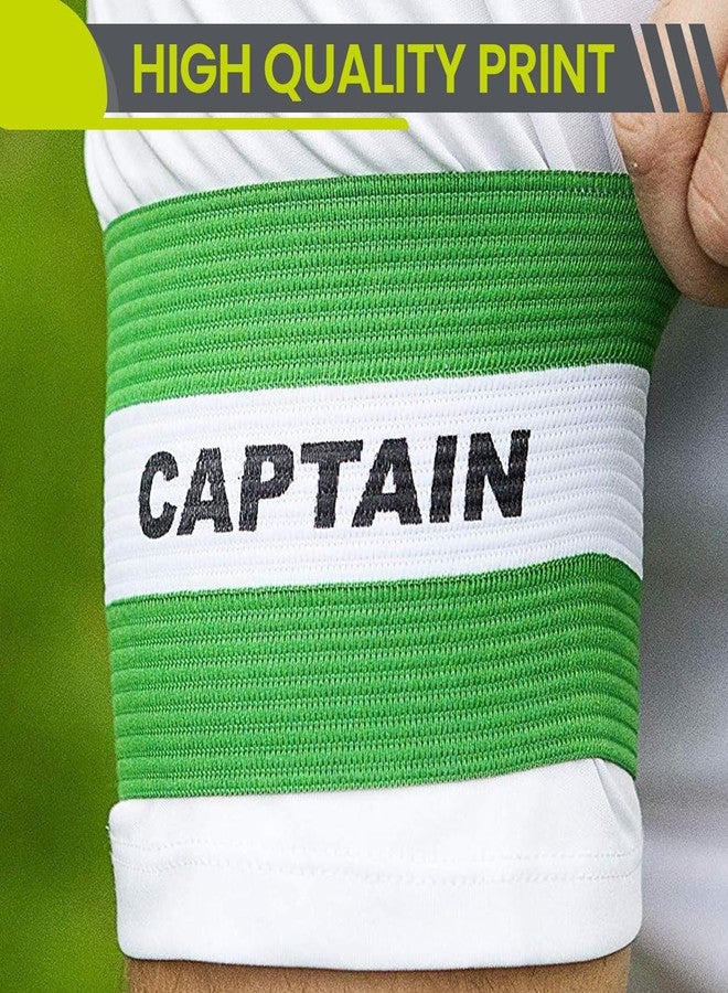 Gmefvr Captain Arm Band | Elastic Football/Soccer, Volleyball, Basketball, Cricket Armband | Pack of 1 | Multi-Colour | Senior | Free Size l Sports Band - Image 2
