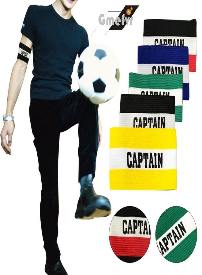 Gmefvr Captain Arm Band | Elastic Football/Soccer, Volleyball, Basketball, Cricket Armband | Pack of 1 | Multi-Colour | Senior | Free Size l Sports Band - Image 4