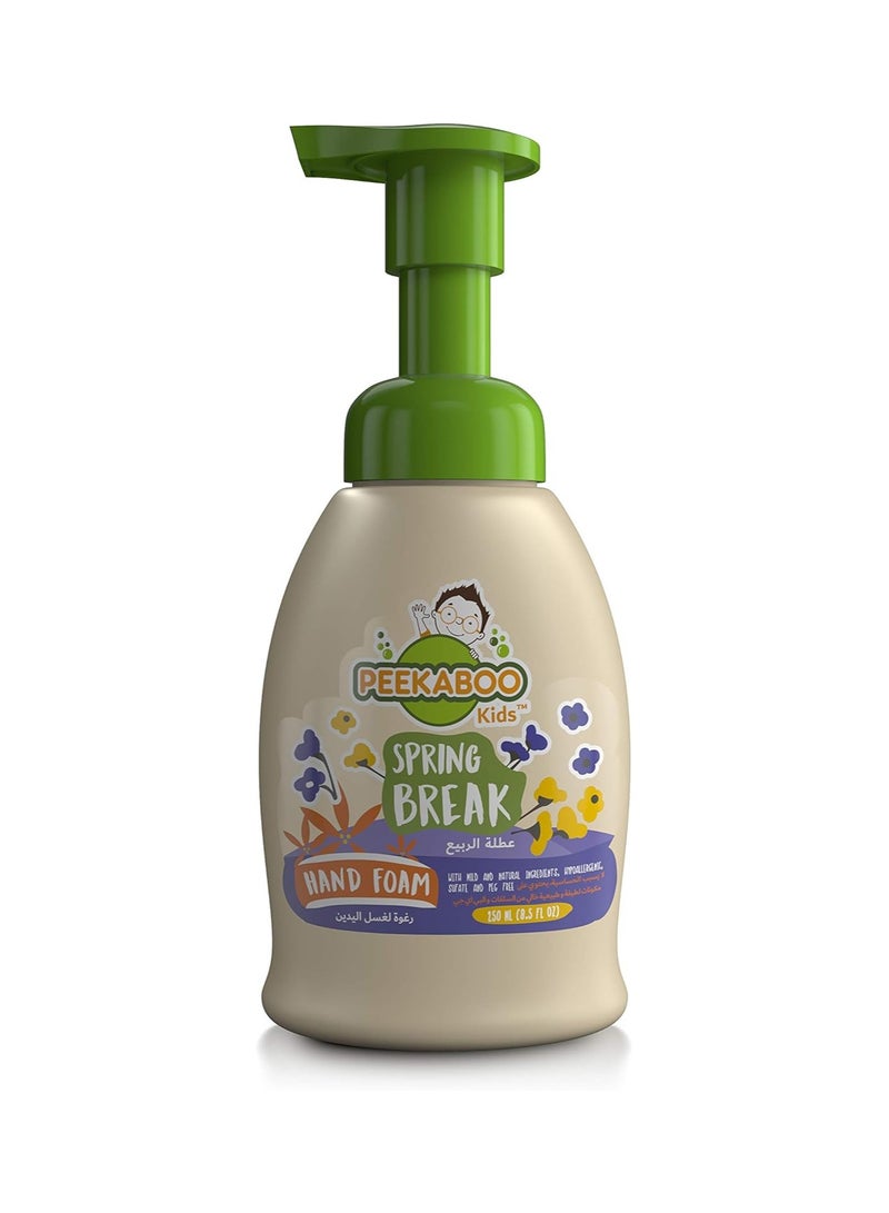 Peekaboo Kids Hand Mousse Foam 4 Fun, Spring Break, 250 Ml - Image 1