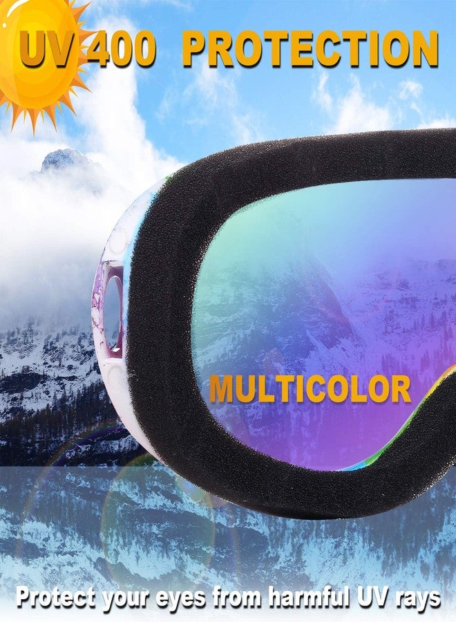 Rngeo Ski Goggles, Pack of 2, Snowboard Goggles for Kids, Boys & Girls, Youth, Men - Image 5