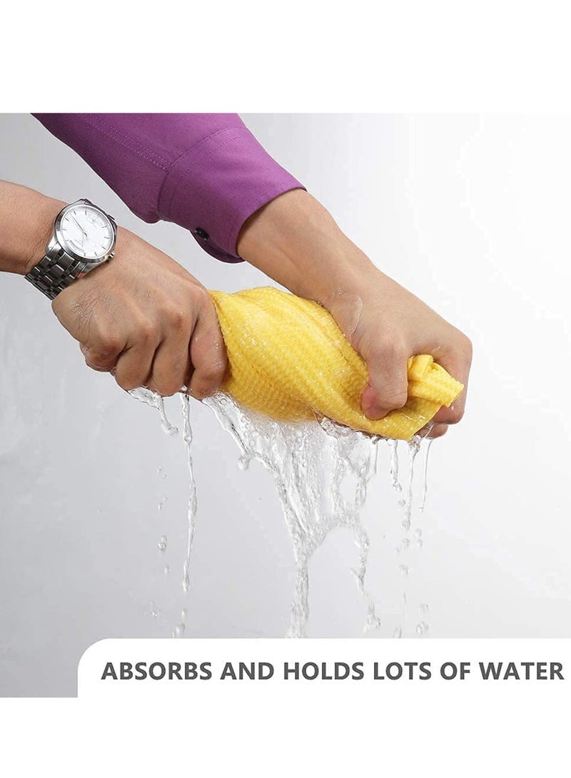 Sword Pro Concave Convex Sword Pro 6D No Resistance Cleaning Chamois 64x43cm Yellow - Super Absorbent PVA Towel for Car, Glass, Furniture, Multi-Surface Cleaning. - Image 4