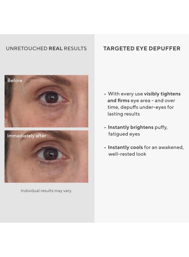 مراد كريم العين المضاد للشيخوخة - مصمم لتفتيح وتخفيف الانتفاخات وشد منطقة أسفل العينين بشكل واضح - تدليك بالجينسنغ والزنبق والكافيين لإزالة الانتفاخات والحقائب تحت العينين - 0.5 أونصة سائلة - Image 3