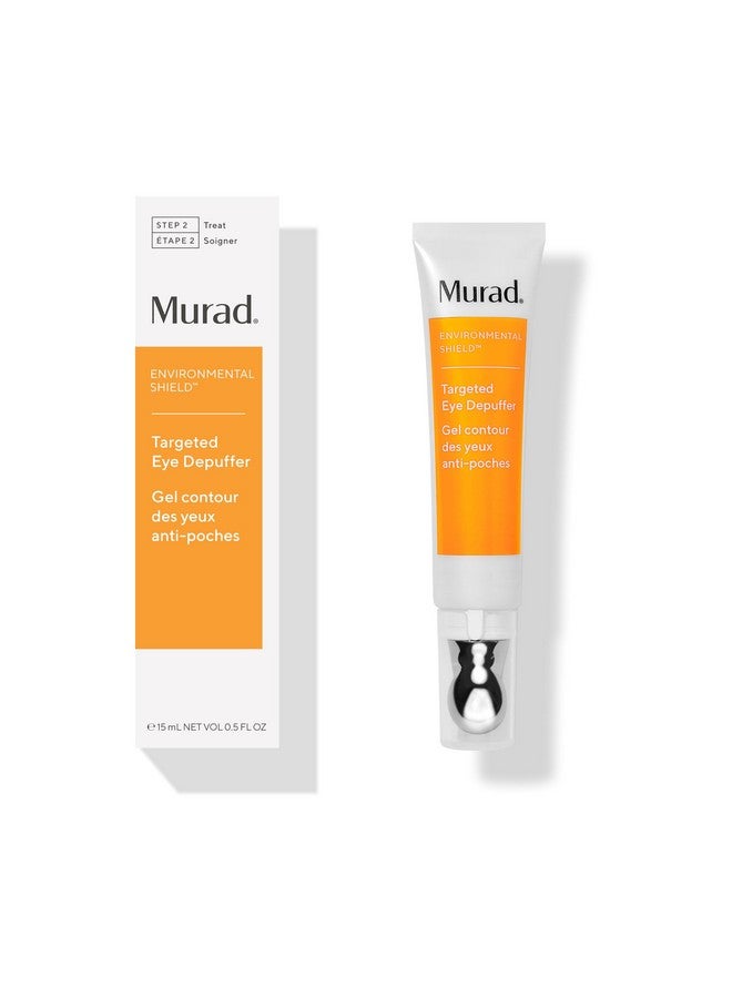 مراد كريم العين المضاد للشيخوخة - مصمم لتفتيح وتخفيف الانتفاخات وشد منطقة أسفل العينين بشكل واضح - تدليك بالجينسنغ والزنبق والكافيين لإزالة الانتفاخات والحقائب تحت العينين - 0.5 أونصة سائلة - Image 1