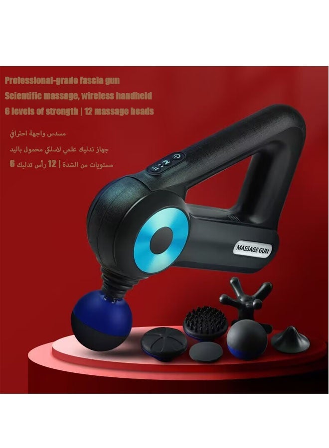 Bukela Massage gun with heating function, 16mm amplitude deep tissue impact, professional athlete muscle massager, silent electric massager - Image 4