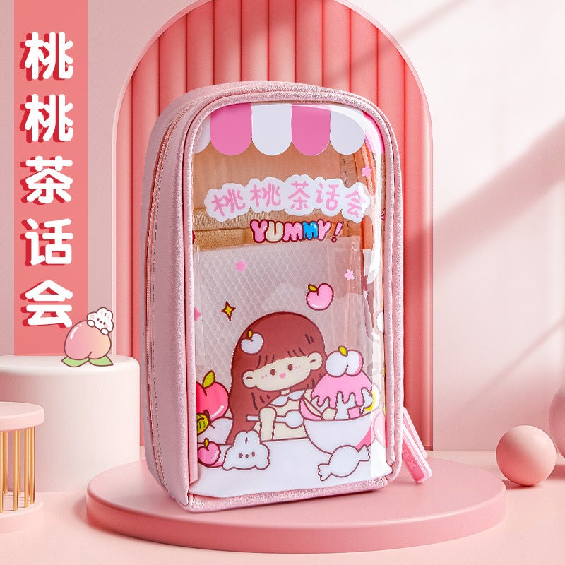 Sanrio Pencil Case Kulomi Meruti Yugui Dog Stationery Case For Primary School Students With Coin Purse Women'S Cute Pencil Case - Image 1
