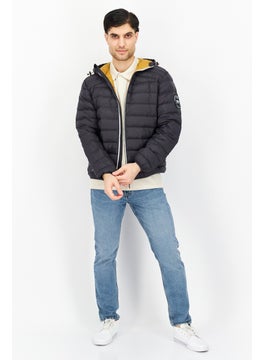 Trespass Men Solid Quilted Jacket, Charcoal  - Image 2