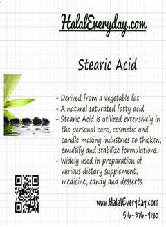 Saaqin Tearic Acid White Flakes Food Grade Nf/Usp - Natural Preservative, Thickener, Emulsifier And Stabilizer For Food, Soap, Lotion, Cream  - Image 2