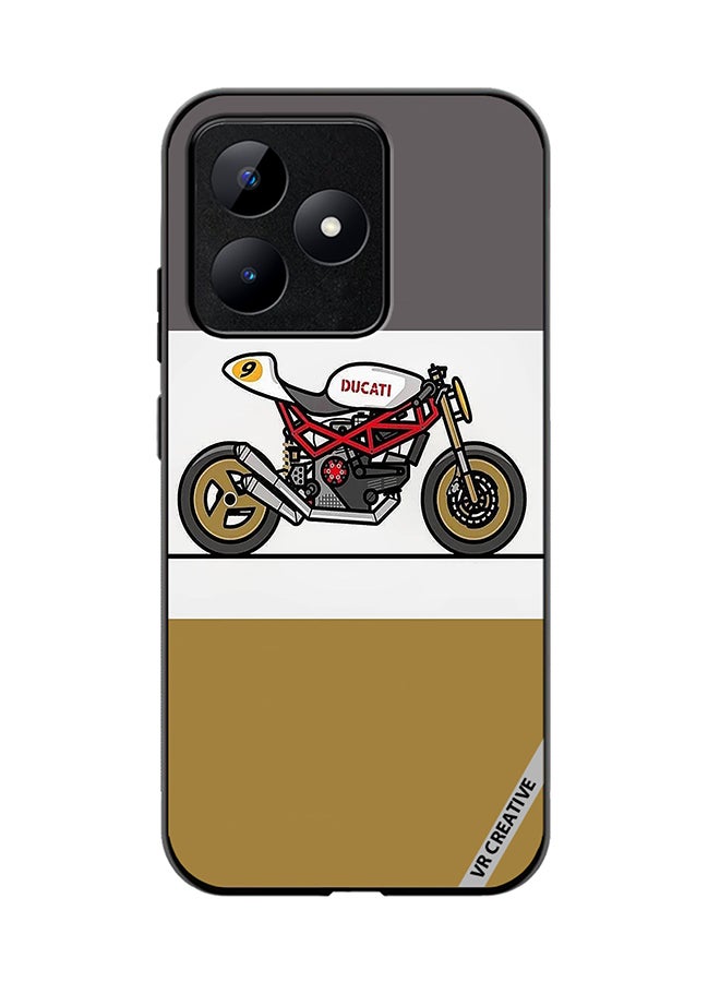 VR CREATIVE Protective Case Cover For Realme C53 Ducati Design Multicolour - Image 1