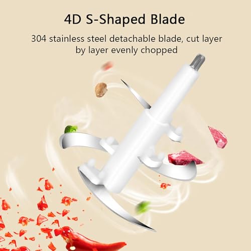 Envop 3L Electric Meat Mixer Blender Grinder 3Speed Stainless Steel Electric Chopper Automatic Mincing Machine - Image 5