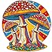 Mys Aurora Mushroom Wooden Puzzles for Adults 200 Piece Unique Shaped Wood Jigsaw Puzzles for Adults and Kids Fun Challenging Puzzles Family Game Gift Medium 112 x 107 - Image 2