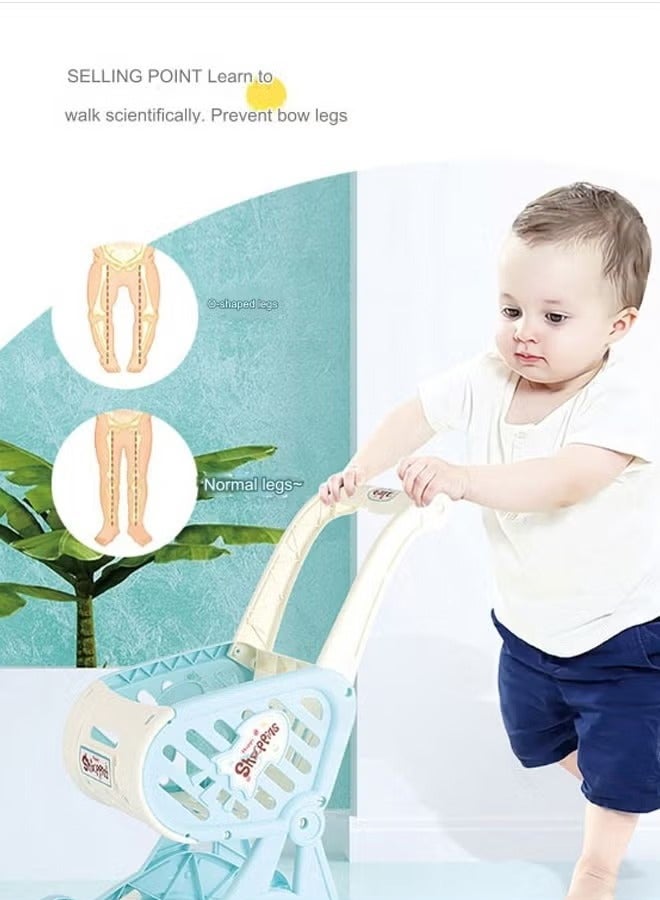Kids Shopping Cart Trolley Play Toy, Perfect for Age 3+ Pretend Play and Role-Playing Game, Shopping Cart Toys, Baby Cart Toys, Supermarket Shop Grocery Pretend Toy, Children's Play House Simulation - Image 3
