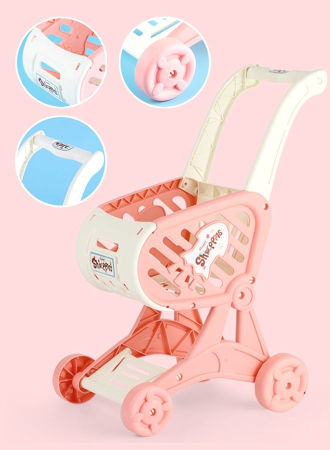 Kids Shopping Cart Trolley Play Toy, Perfect for Age 3+ Pretend Play and Role-Playing Game, Shopping Cart Toys, Baby Cart Toys, Supermarket Shop Grocery Pretend Toy, Children's Play House Simulation - Image 1