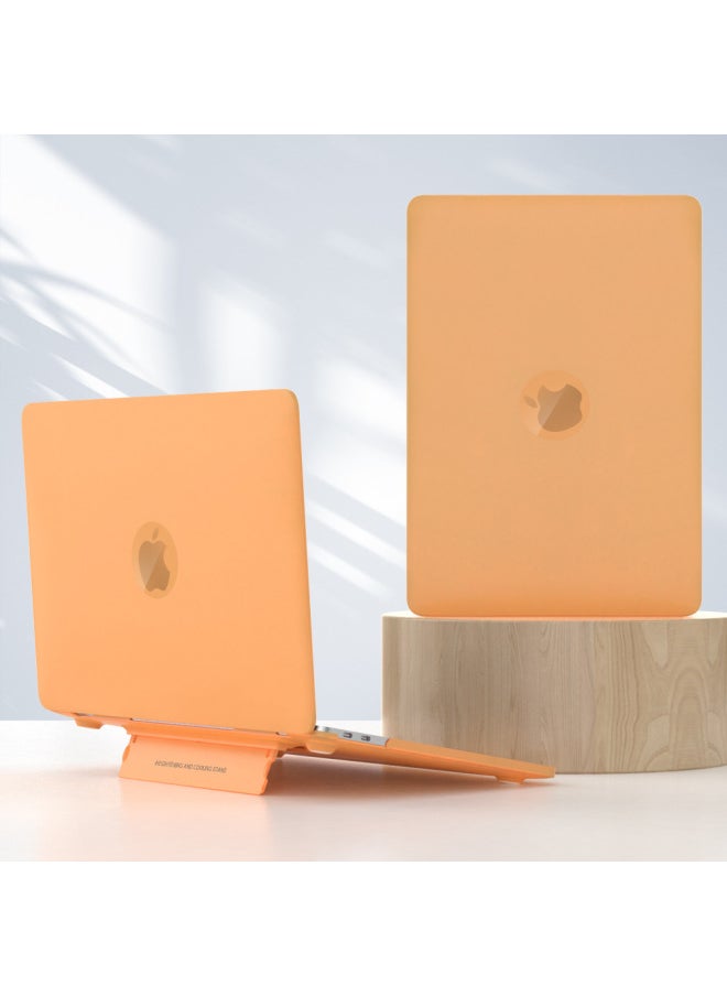 Generic - Macbookpro Protective Case Air13 Apple Computer Protective Case M4 Notebook Crystal Frosted Case Pro16 Inch-Color:Yellow-Applicable Models:Pro16.2(A3403/A3186/A2485/A2780/A2998) - Image 1