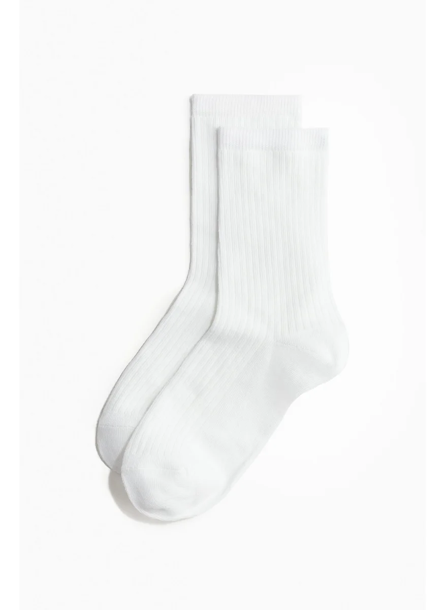 H&M 5-Pack Rib-Knit Socks