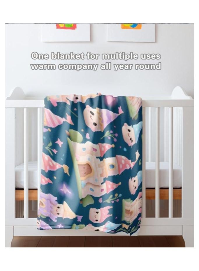 general Flannel thin blanket (warm and comfortable, suitable for sleep, gaming, dust removal and sandproof) 150cm*200cm - 1067 - Image 1