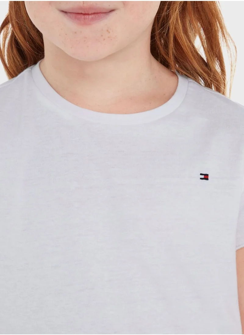 TOMMY HILFIGER Youth Ruffle Sleeve Top