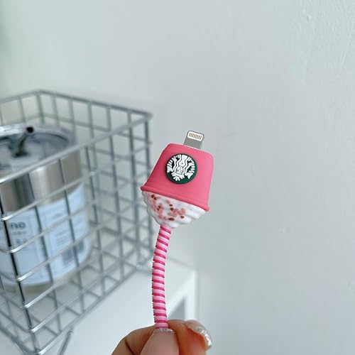 Like Star® Silicone Cartoon 3D Design Protective Case Compatible with Samsung Galaxy 25W USB-C Power Adapter Charger, Protective Cover for Cute Pattern 360° Full Protection Cover 4in1 (Pink Buck) - Image 5