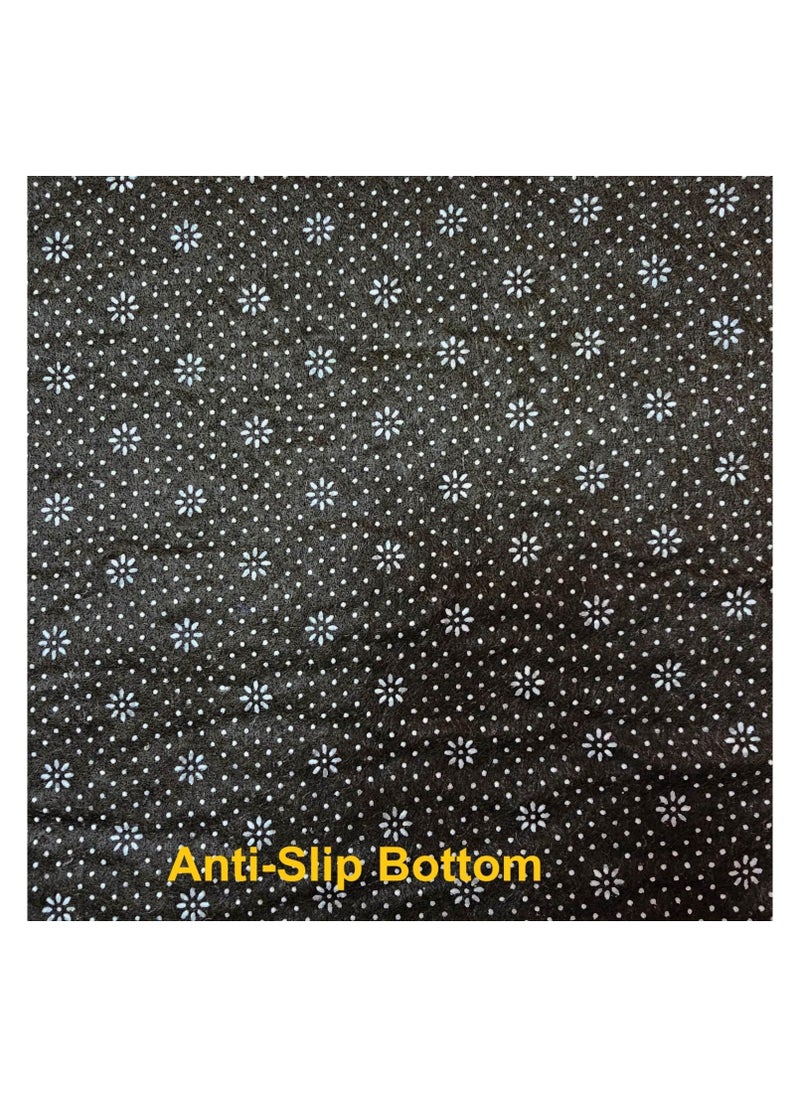 Fabienne - Anti-Slip Velvet Top Prayer Mat Golden Beige 80x120 cm - Image 1