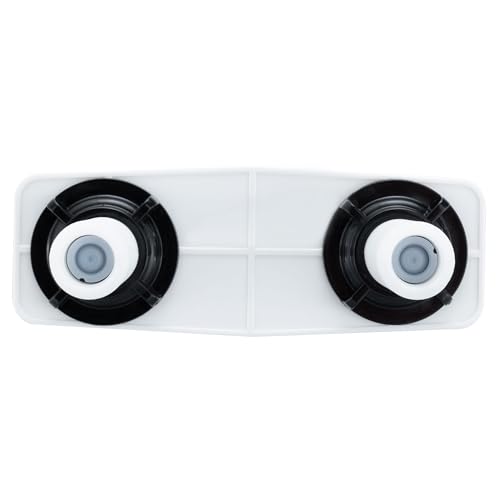 RecPro RV Exterior Faucet Hot/Cold | High Pressure Sprayer | Metal | Optional Flex Spout | RV Exterior Shower Faucet | RV Exterior Sprayer Faucet (No Flex Spout, White) - Image 3