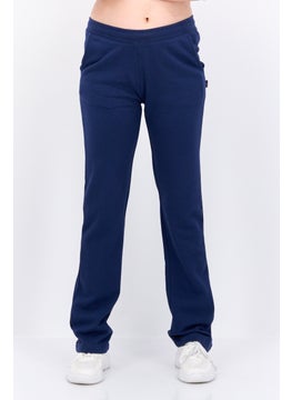 Robe Di Kappa Women Regular Fit Plain Sweatpants, Navy Blue  - Image 1