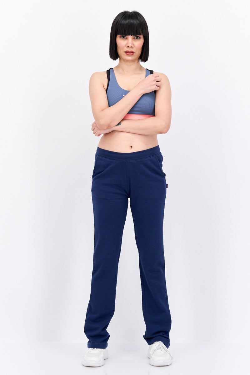 Robe Di Kappa Women Regular Fit Plain Sweatpants, Navy Blue - Image 4