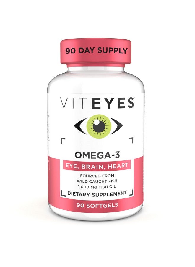 Viteyes Omega-3 Vision Health Supplement, EPA & DHA Rich Dietary Supplement, 90 Softgels - Image 1