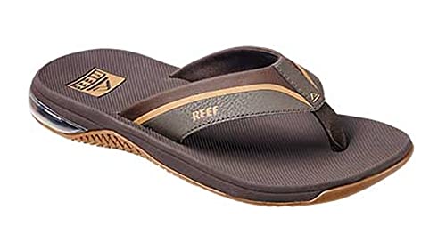 REEF Mens Sandals, Anchor, Brown/Gum, 11 - Image 1