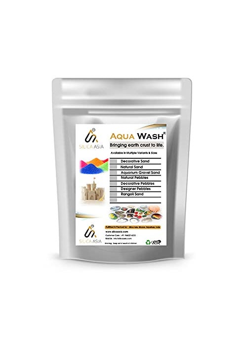 Aqua Wash Aqua Wash Silica Asias Decorative Sand Multicolor Fine Size Sand Colored Sand for Leisure Creation Indoor Outdoor Theme Fun Play 500600 900Gram Light Blue  - Image 3