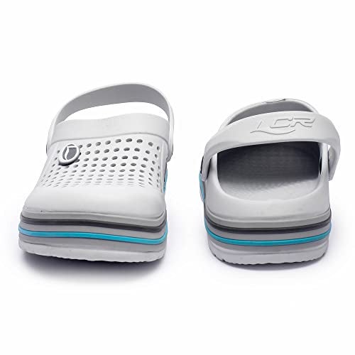 Lancer Mens Soft-Class Light Grey Clog - 7 UK (Soft-Class-W.Gry-7) - Image 4