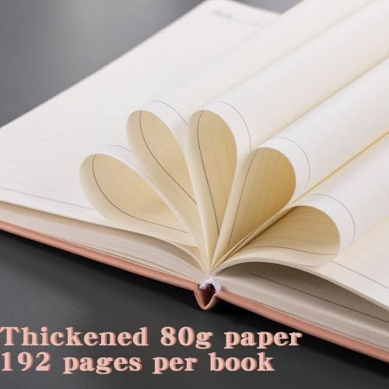 ® دفتر ملاحظات منقط مقاس A5 باللون الذهبي الوردي مكون من 192 صفحة، مثالي للكتابة الإبداعية وتنظيم أفكارك باستخدام ورق صديق للبيئة، وتجليد متين، وتصميم أنيق. - Image 4