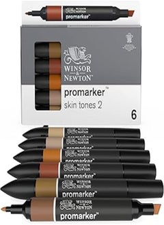 Winsor & Newton ProMarker Set, 6 Count, Skin Tones Set 2 - pzsku/Z33B042FF0E1462E8893BZ/45/_/1720389629/efbfc63a-242c-4119-ae0e-1bd2cc5384ce