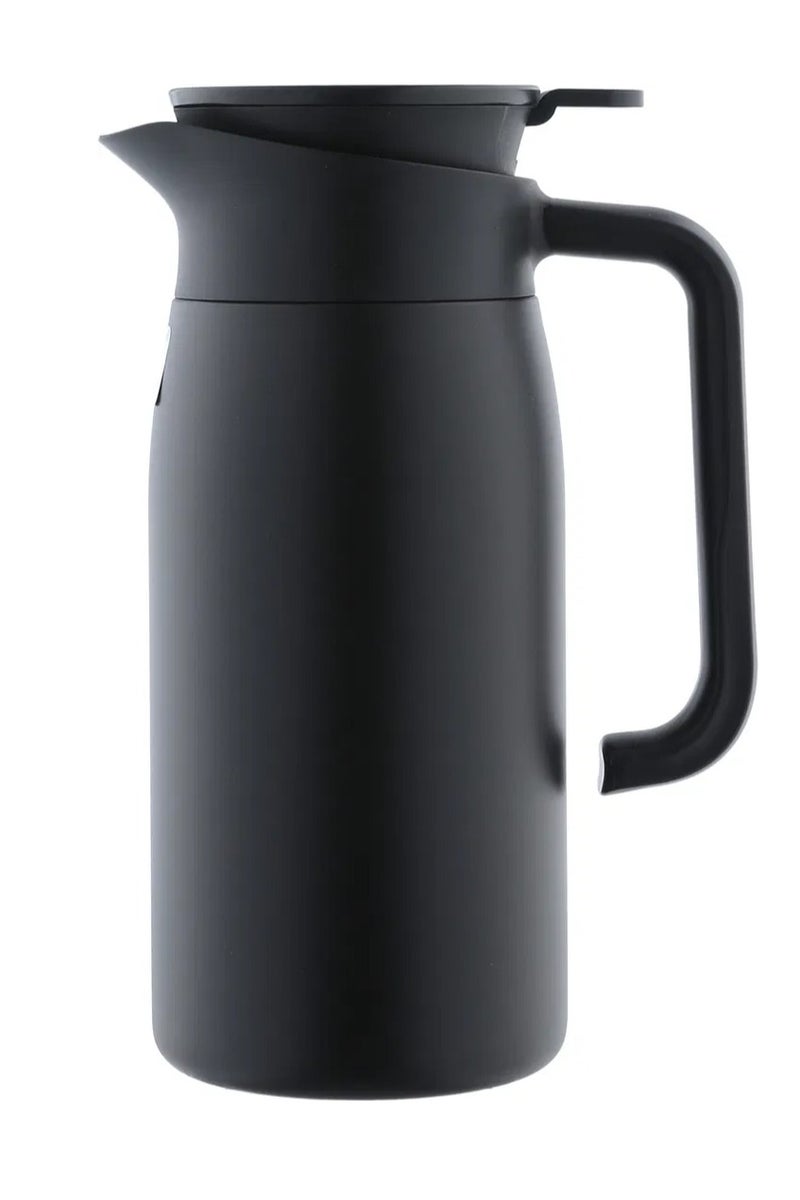 السيف غاليري ترمس رنا السيف غاليري، 1.10 لتر، حافظة داخلية استيل، هيكل خارجي استيل، شاشة لمس - أسود - Image 1