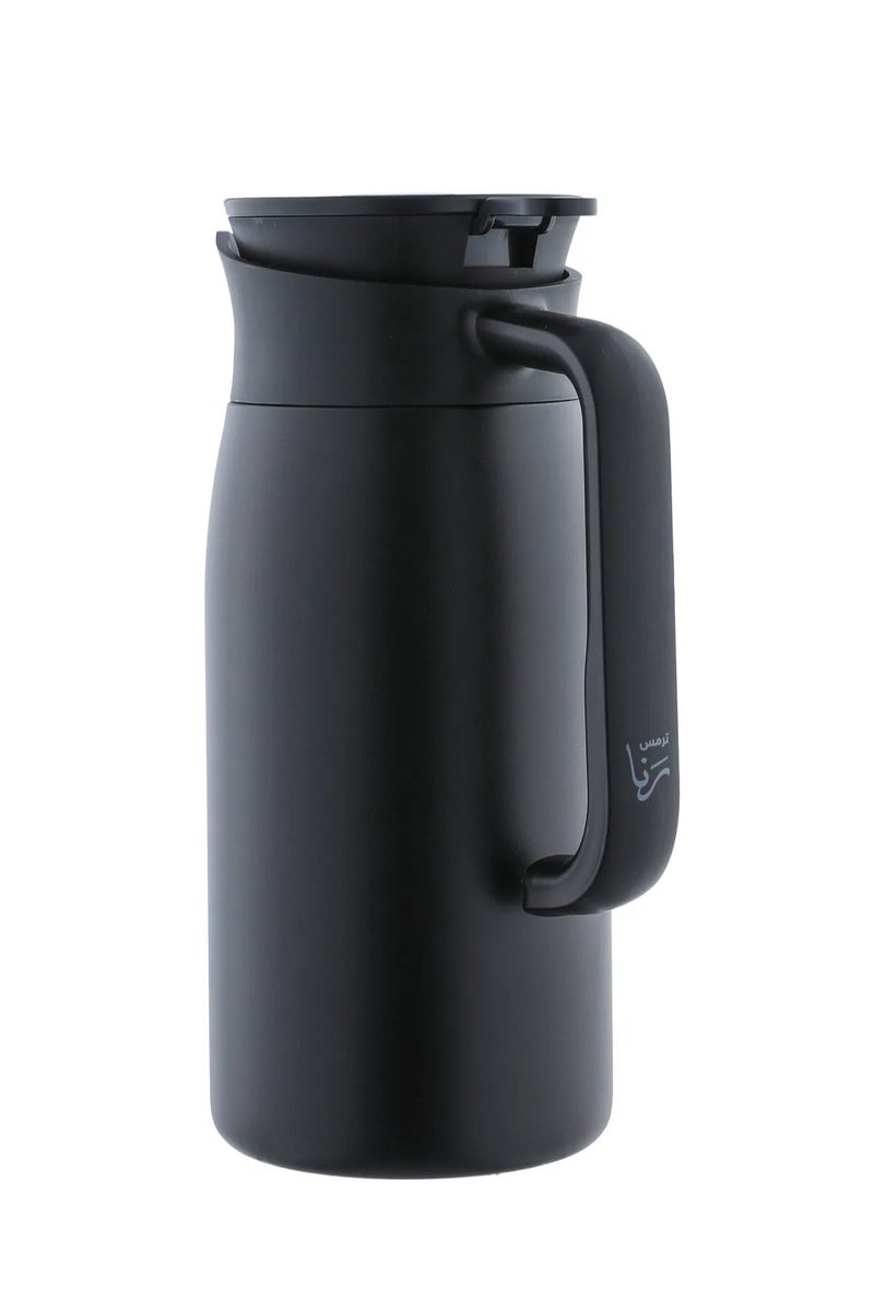 السيف غاليري ترمس رنا السيف غاليري، 1.10 لتر، حافظة داخلية استيل، هيكل خارجي استيل، شاشة لمس - أسود - Image 2