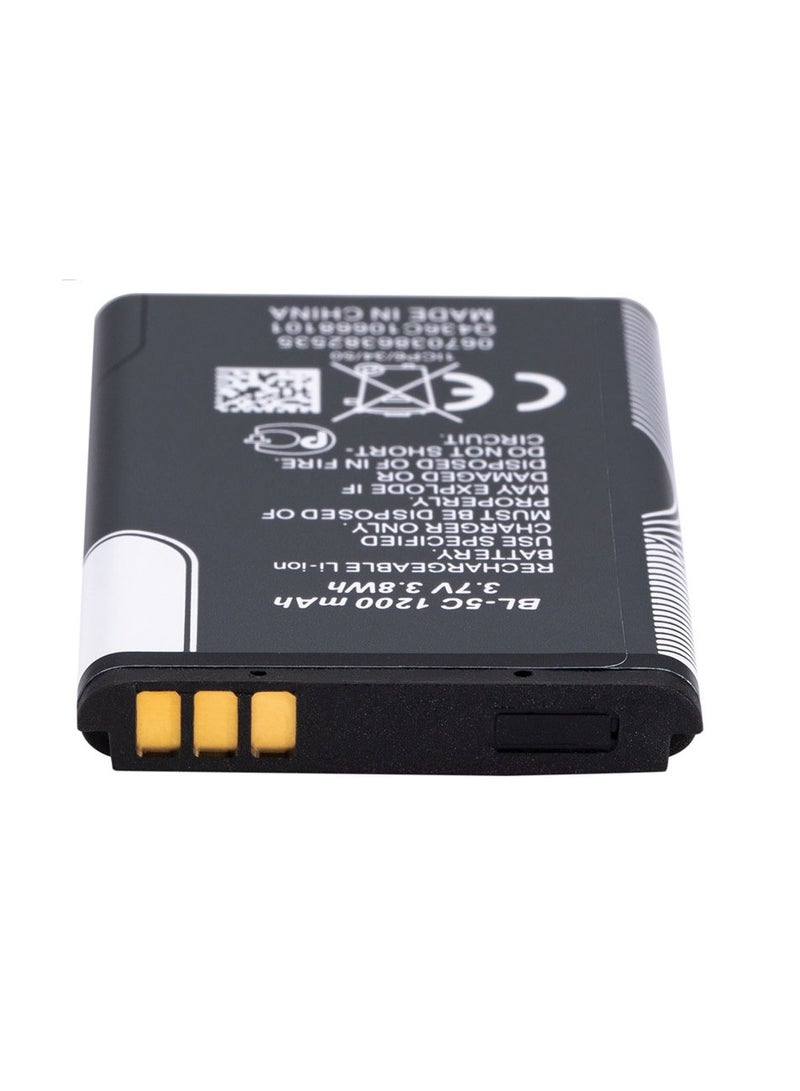 Compatible with Nokia 1200mAh BL-5C Mobile Phone Battery - High Capacity Lithium Ion Battery - Image 4