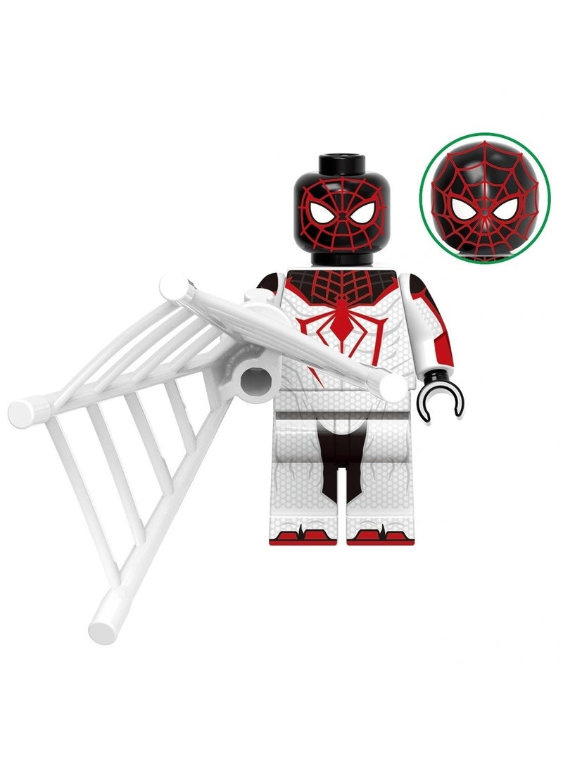 4-piece set, superhero characters,  blocks, kids building blocks, construction, for boys, blocks, toys, for kids, for girls, game, construction toys for children, characters, building game, sets. - Image 2