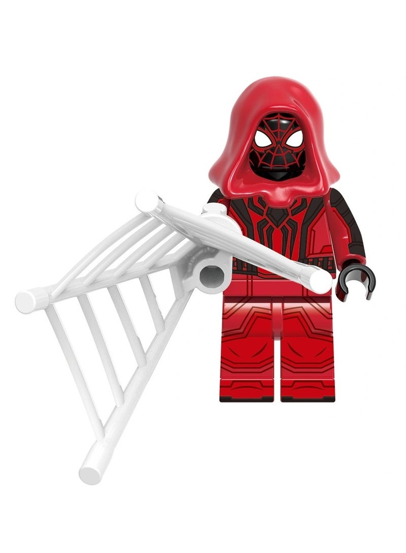 4-piece set, superhero characters,  blocks, kids building blocks, construction, for boys, blocks, toys, for kids, for girls, game, construction toys for children, characters, building game, sets. - Image 4