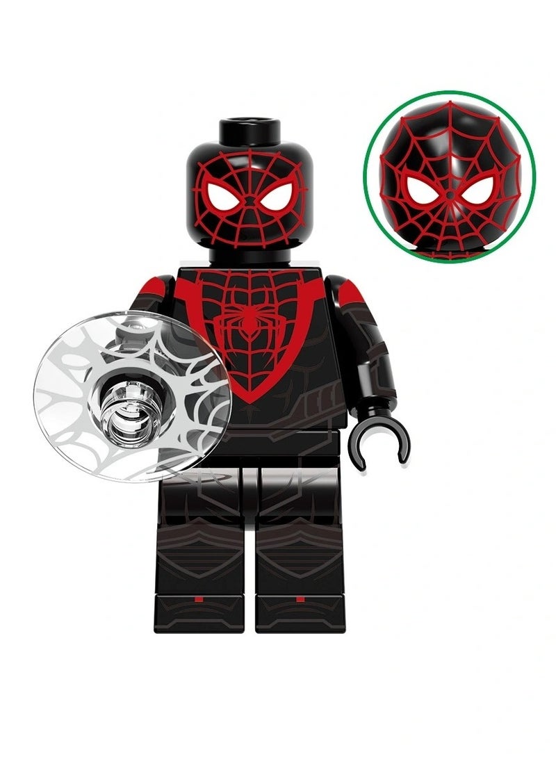 4-piece set, superhero characters,  blocks, kids building blocks, construction, for boys, blocks, toys, for kids, for girls, game, construction toys for children, characters, building game, sets. - Image 3