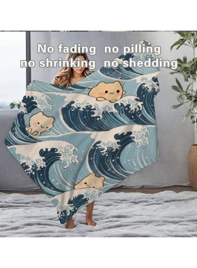 general Baby and children's cartoon flannel thin blanket (warm and comfortable, suitable for sleep, game use) 70cm*100cm - Image 1