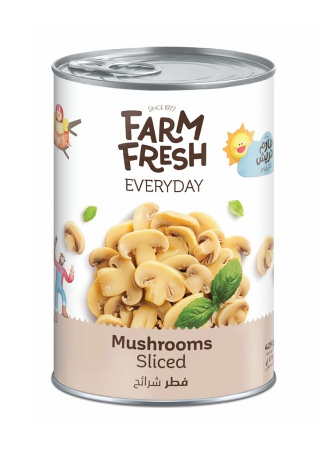 Farm Fresh Mushrooms Sliced 425g - Image 1