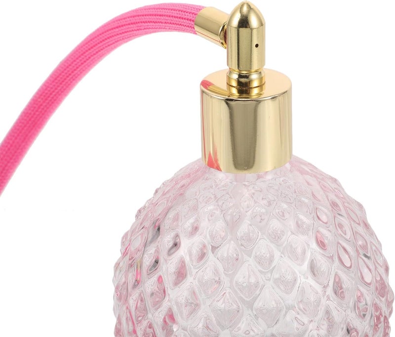 Hemobllo 100ml Refillable Perfume Bottle with Sprayer and Tassel, Vintage Glass Atomizer for Travel and Vanity, Elegant Fine Mist Spray Fragrance Container - Image 3