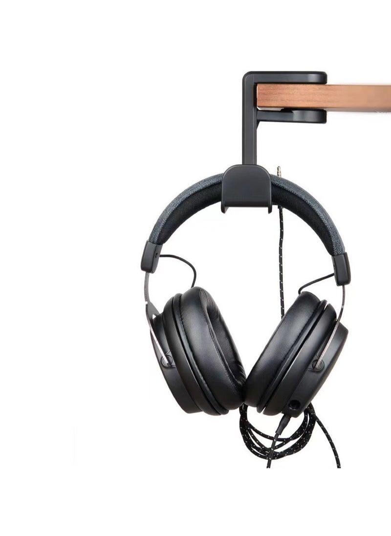 الفضاء الرقمي - حامل سماعة الرأس مع مشبك ذراع دوار وقابل للتعديل، تصميم تحت المكتب، ملائم عالمي، مشبك كابل مدمج - Image 1