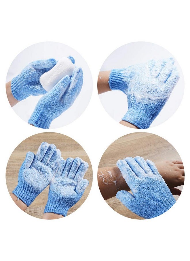 CVNDKN 10 Pairs Exfoliating Gloves,Made of 100% Nylon,10 Colors Double Sided Exfoliating Gloves for Beauty Spa Massage Skin Shower Body Scrubber Bathing Accessories.  - Image 5