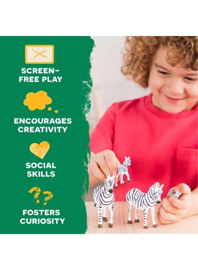 Terra 4 Pcs Zebra Family - Image 1