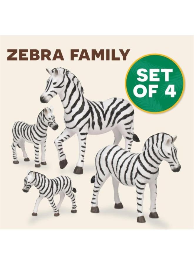 Terra 4 Pcs Zebra Family - Image 2