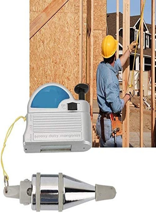 ISC Magnetic Plumb Bob, Plumb Bob Hanging Line Vertical Measuring Tool, Magnetic Plumb-Rite Setter (6mtrs, 400gms) - Image 3