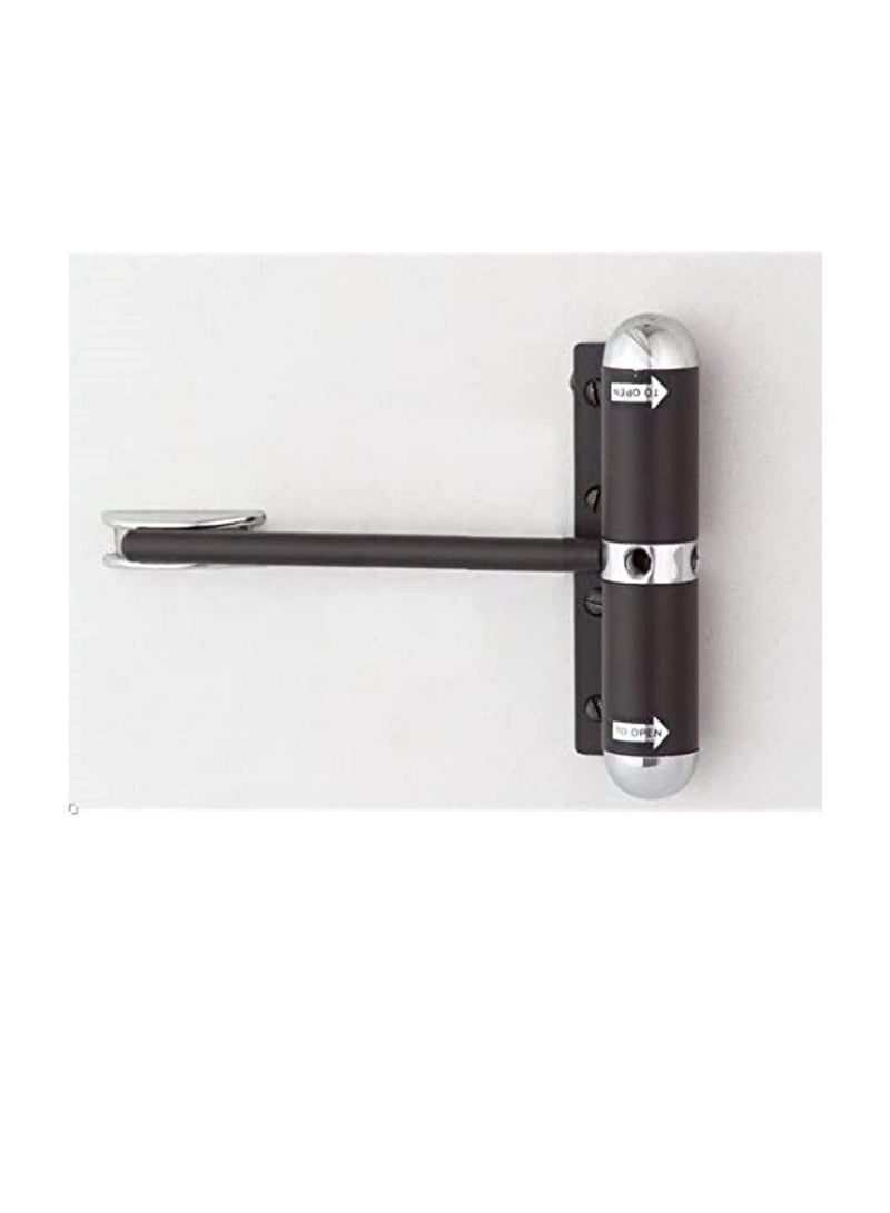Capsule Door Closer Iron Body, Standard Size, Easy Install to Convert Hinged Doors to Self-Closing - Image 1
